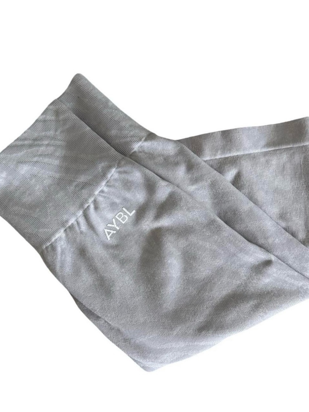 AYBL Light Gray High-Rise Gym Shorts